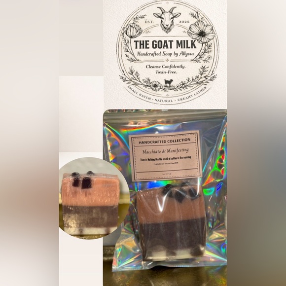 Other - Macchiato & Manifesting Handcrafted GoatMilk Soap bar
